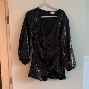 Lovers + Friends Black Dress